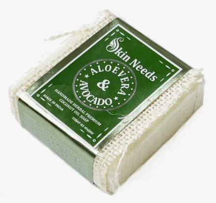 Skin Needs / Мыло с Алоэ Вера и Авокадо с Кокосовым маслом (Aloevra &amp; Avocado with Coconut oil), 100 г