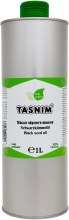 Масло черного тмина TASNIM первого холодного отжима из ЭФИОПСКИХ семян из Австрии в ж/б 1000 мл