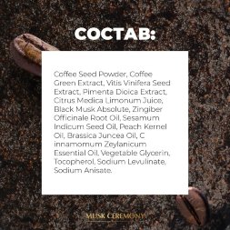 Adarisa / Кофейный антицеллюлитный скраб с мускусом и корицей с разогревающим эффектом, 250 мл