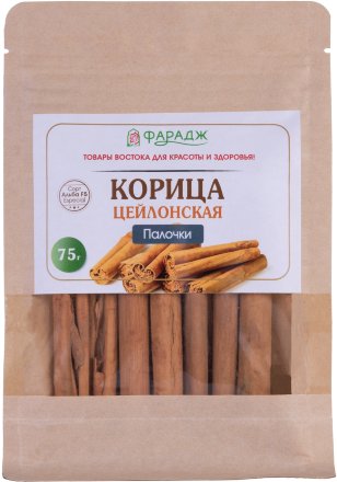 Фарадж / Палочки «КОРИЦА ЦЕЙЛОНСКАЯ», сорт "С5 Special 5", 75 г