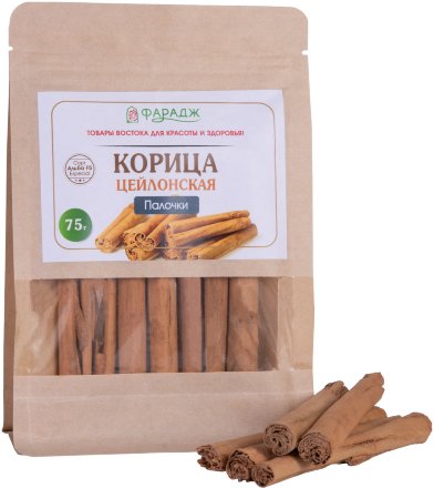 Фарадж / Палочки «КОРИЦА ЦЕЙЛОНСКАЯ», сорт "С5 Special 5", 75 г