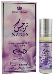 Al Rehab / Арабские женские масляные духи NARJIS (Нарцисс), 6 мл