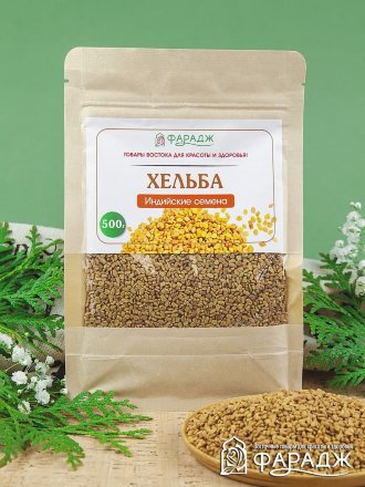 Фарадж / Семена пажитника «ХЕЛЬБА. Индийские семена» 500 г