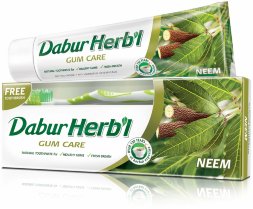 Dabur Vatika / Зубная паста Herbal "С экстрактом нима" 150 г + зубная щетка в подарок