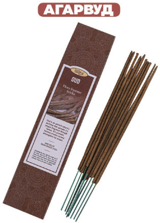 Aasha Herbals / Агарвуд (Oud) - ароматические палочки 10 шт